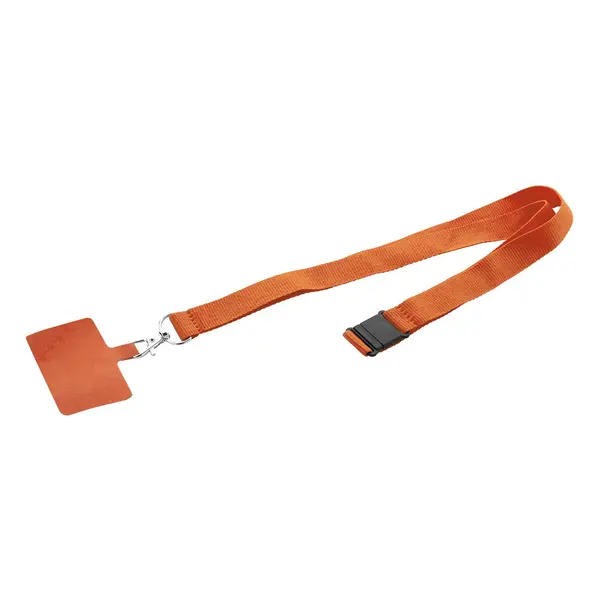 Revent Call lanyard RPET pentru telefon mobil - portocaliu