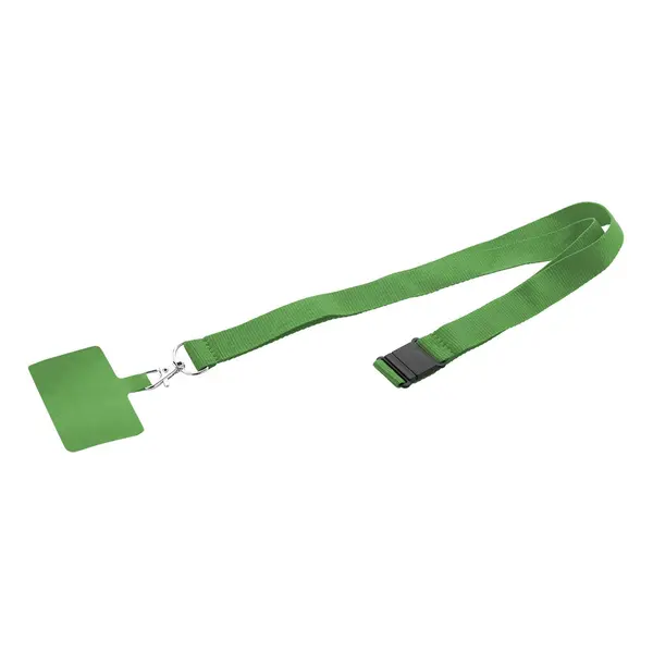 Revent Call lanyard RPET pentru telefon mobil - verde