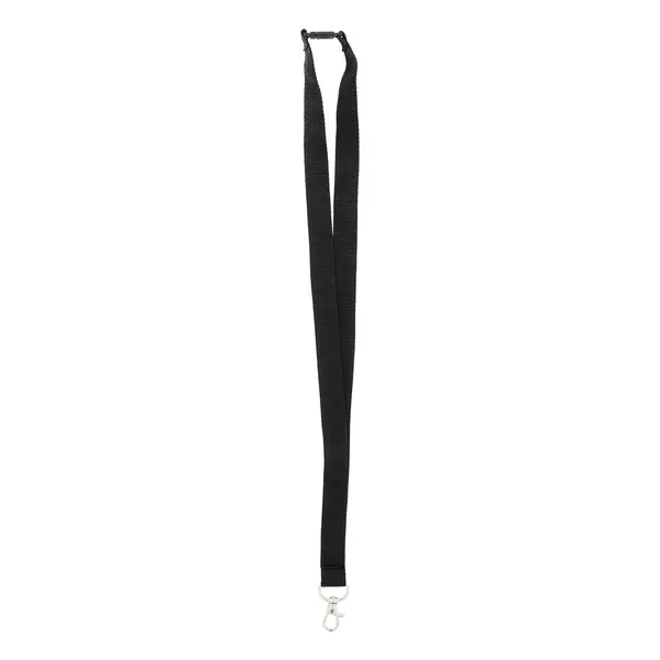 Revent lanyard, RPET - negru