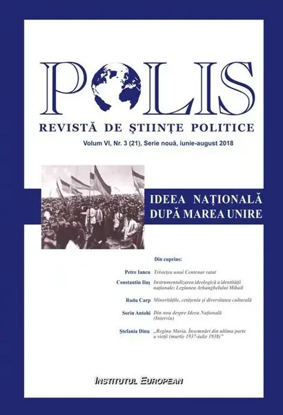 Revista Polis - Vol. VI, nr. 3 (21) / iunie – august 2018 |