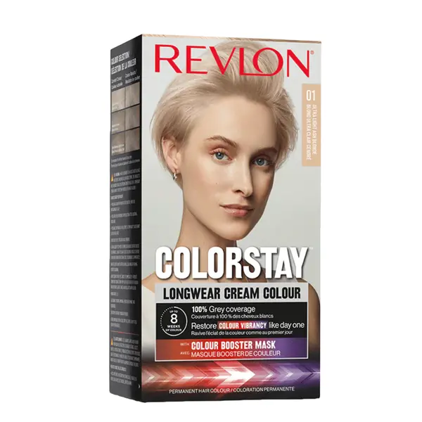 Revlon Colorstay Longwear Cream Colour - 01 Ultra Light Ash Blonde