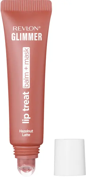 Revlon Glimmer Balsam și mască pentru buze, 006 Hazelnut Latte, 12 ml