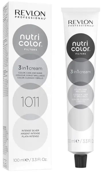 Revlon Professional Nutri Color Filters Mască pentru colorarea părului Metal-Ice Toning Filters, 1011, 100 ml