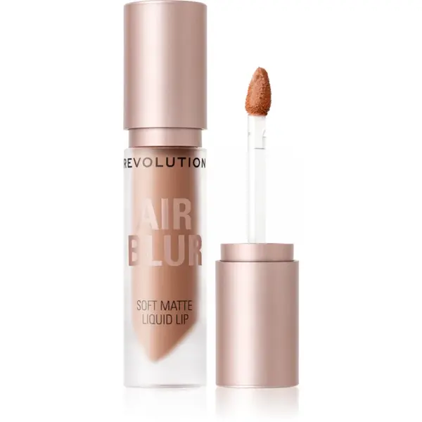Revolution Air Blur Liquid Lipstick ruj lichid mat, cu textură lejeră culoare Hazy 3.5 ml