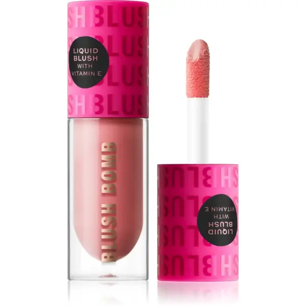 Revolution Blush Bomb blush cremos culoare Dolly Rose 4.6 ml