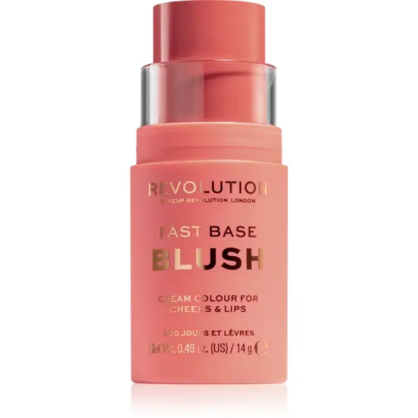 Revolution Fast Base balsam tonic pentru buze si obraji culoare Bare 14 g