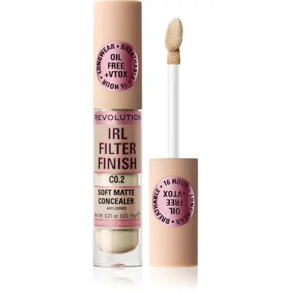 Revolution IRL Filter anticearcan cu efect de lunga durata acoperire completa culoare C0.2 6 g