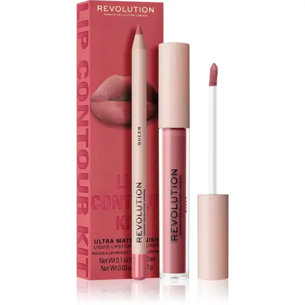 Revolution Lip Contour Kit set îngrijire buze culoare Queen
