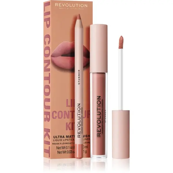 Revolution Lip Contour Kit set îngrijire buze culoare Stunner