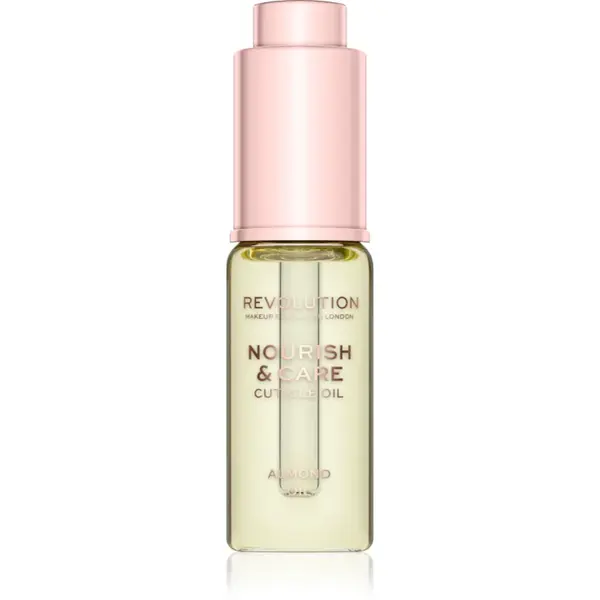 Revolution Nourish & Care tratament intensiv pentru unghii și cuticule uscate cu ulei de migdale 15 ml