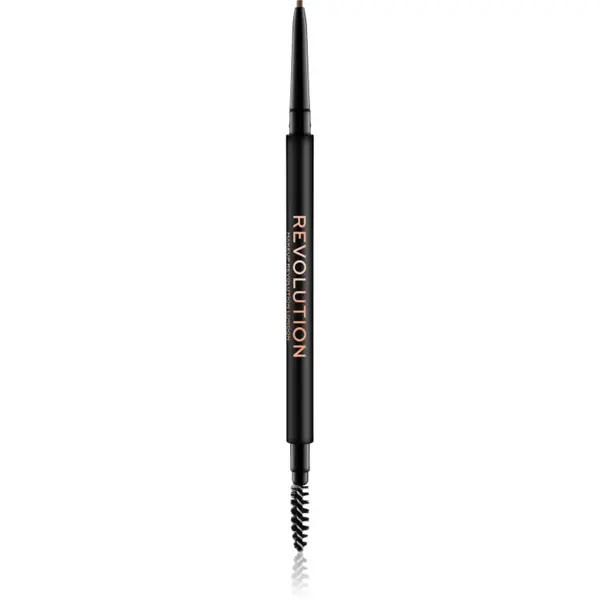 Revolution Precise Brow Pencil creion sprâncene precise cu pensula culoare Light Brown 0.05 g