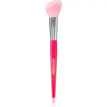 Revolution Relove Brush Queen perie curbata pentru pudra si bronz