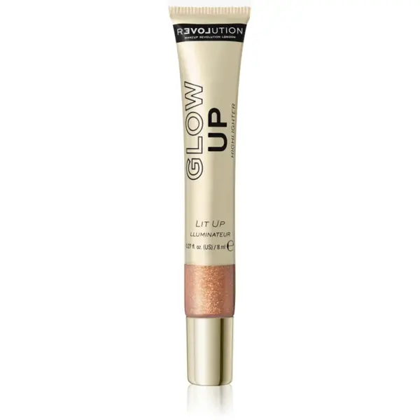 Revolution Relove Glow Up iluminator lichid culoare Lit Up 8 ml