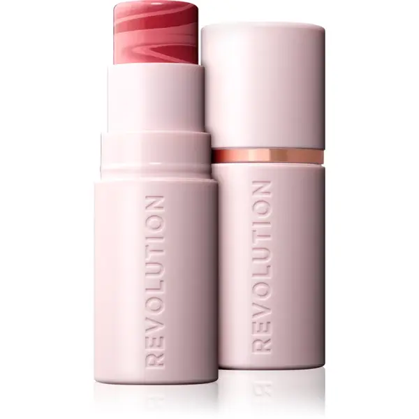 Revolution Skin Silk Blush Stick blush cremos stick culoare Rose Nude Pink 4.5 g