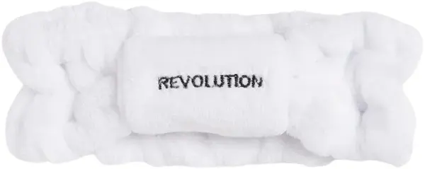 Revolution Skincare Bentiță de păr, cu panglică albă