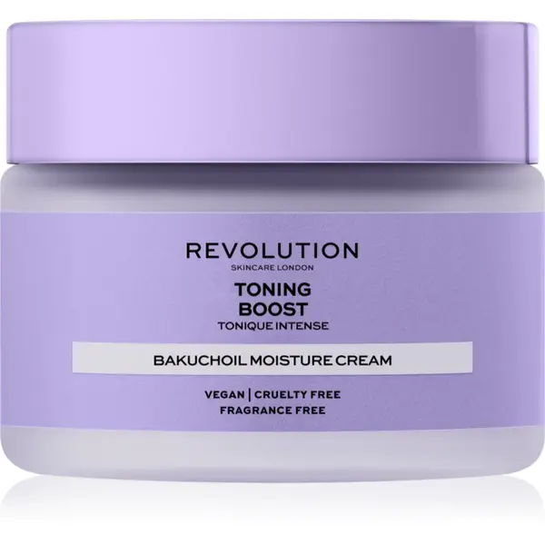 Revolution Skincare Boost Toning Bakuchiol crema calmanta si hidratanta 50 ml