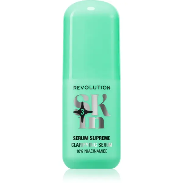 Revolution Skincare Clearly Clarify 10% Niacinamide Serum Clarifying Serum ser cu efect iluminator impotriva imperfectiunilor pielii 30 ml