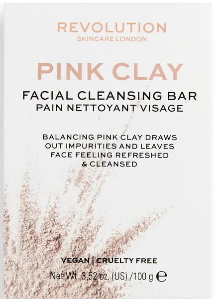 Revolution Skincare Pink Clay Săpun de față, 100 g