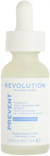 Revolution Skincare Ser facial 1% Salicylic Acid + Marshmallow, 30 ml