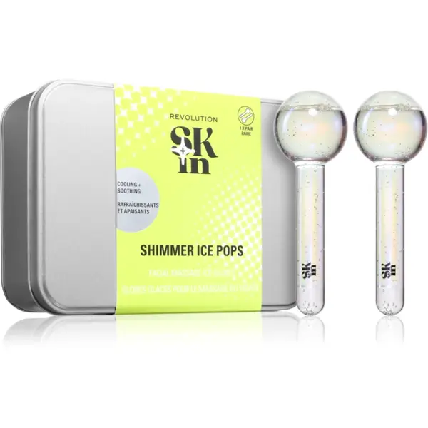 Revolution Skincare Skin Ice Globes accesoriu de masaj faciale 2 buc