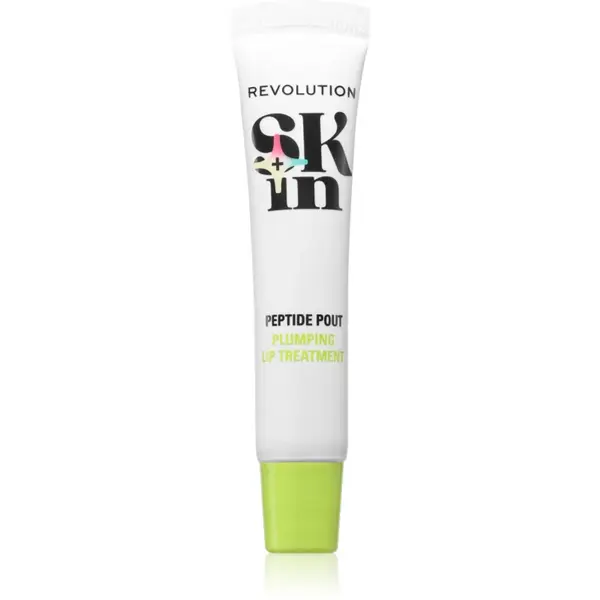 Revolution Skincare Skindividual Go Gentle Peptide Pout Plumping Lip Treatment Balsam de buze hidratant cu efect de crestere 15 ml