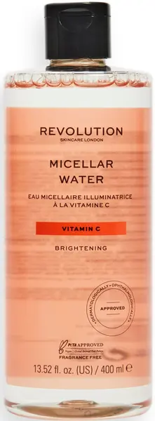 Revolution Skincare Vitamin C Apă micelară strălucitoare, 400 ml
