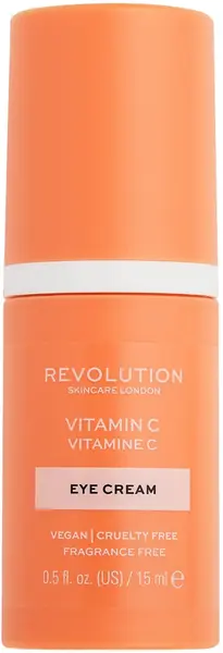 Revolution Skincare Vitamin C Cremă pentru ochi luminoasă, 15 ml