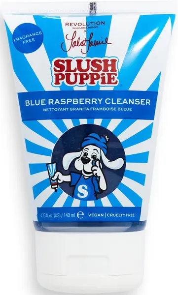 Revolution Skincare x Jake Jamie Gel de curățare Slush Puppie Blue Raspberry, 140 ml