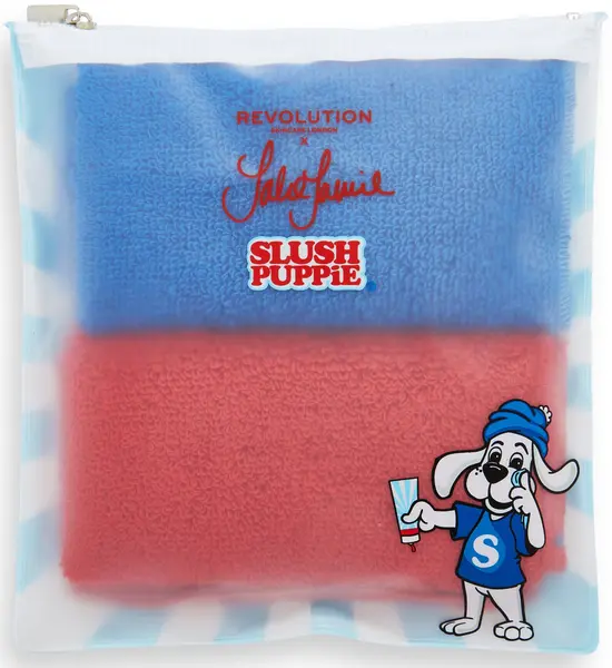 Revolution Skincare x Jake Jamie Set șervețele microfibra Slush Puppie, cu geantă, 2 bucăți