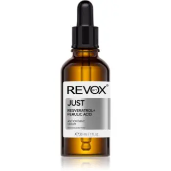 Revox B77 JUST Resveratrol + Ferulic Acid ser antioxidant pentru față și gât