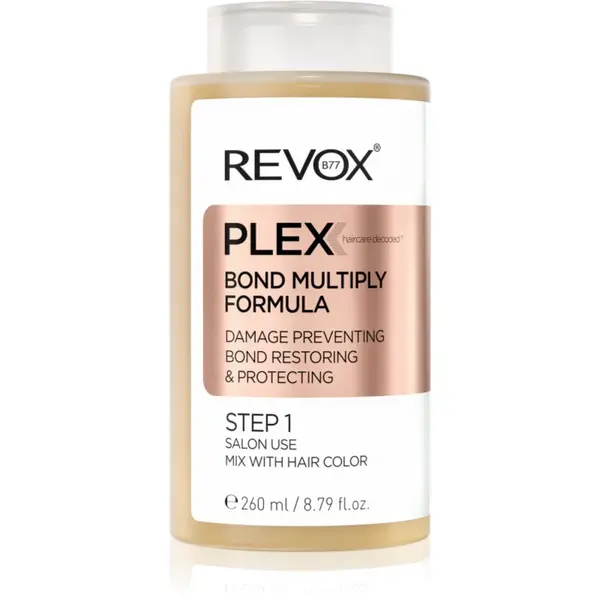 Revox B77 PLEX Bond Multiply Formula. Step 1 Ingrijire protectoare pentru par degradat sau tratat chimic 260 ml