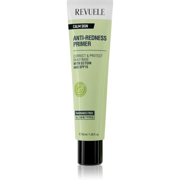 Revuele Calm Skin Anti-Redness baza pentru machiaj împotriva roșeții tenului SPF 15 40 ml