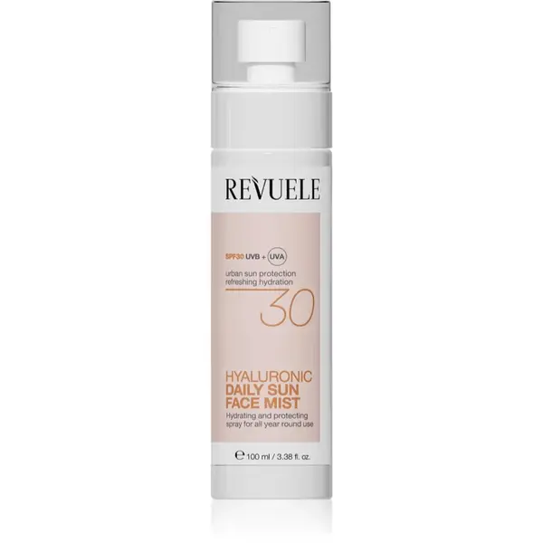 Revuele Daily Sun Hyaluronic Face Mist SPF 30 aburi de protecție cu efect de hidratare SPF 30 100 ml