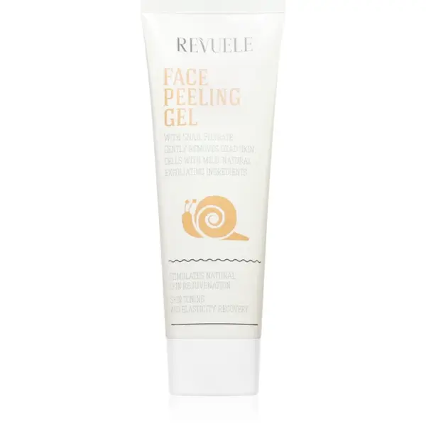 Revuele Face Peeling Gel Snail Filtrate exfoliere enzimatica blanda pentru o piele mai luminoasa 80 ml