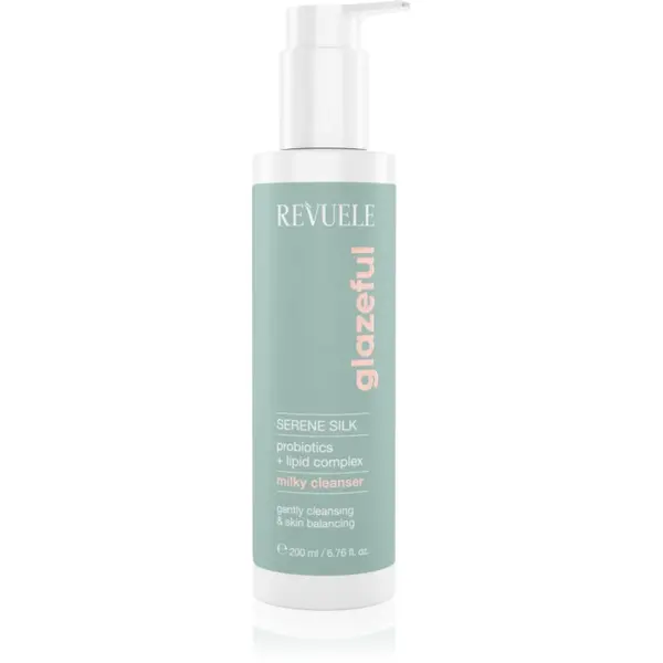 Revuele Glazeful Milky Cleanser Serene Silk lapte demachiant delicat cu efect calmant 200 ml