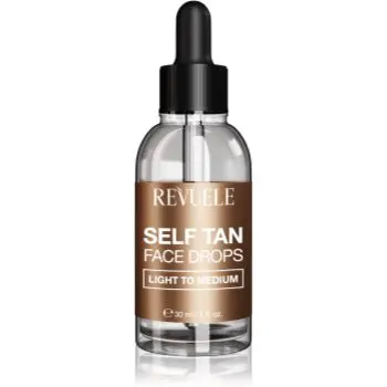 Revuele Paradise Bronze Self Tan Face Drops picaturi pentru bronzare faciale