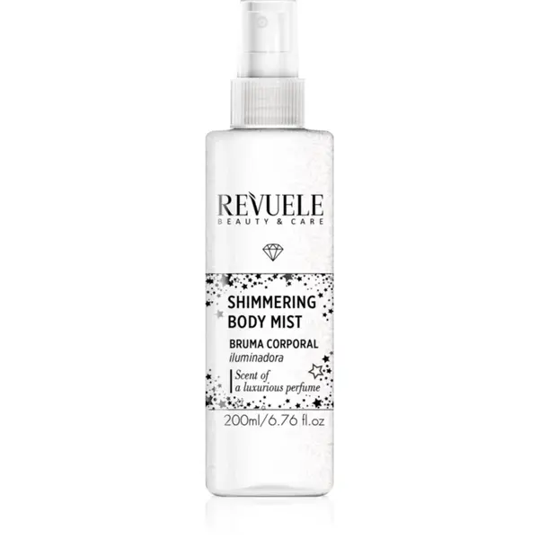 Revuele Shimmering Body Mist stralucire intensa pentru corp culoare Silver 200 ml