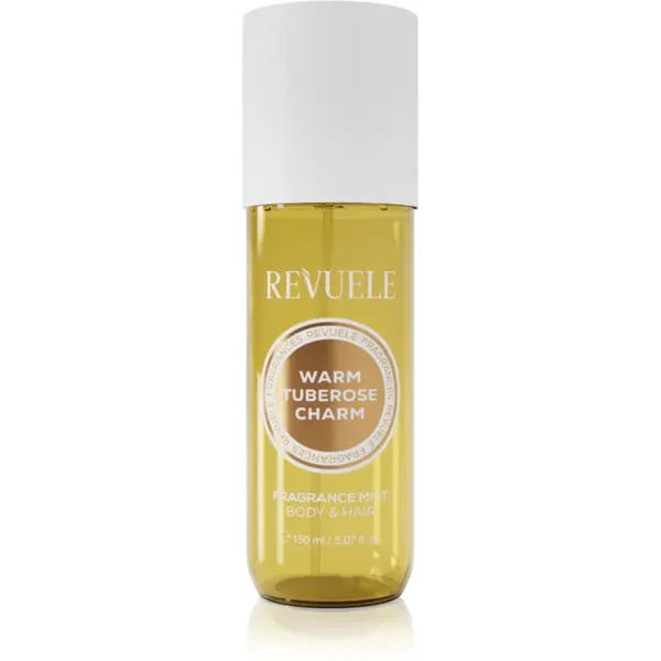 Revuele Warm Tuberose Charm Fragrance Mist brumă parfumată pentru corp si par pentru femei 150 ml