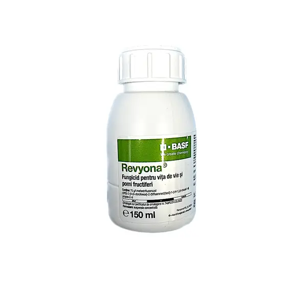Revyona 150 ml, fungicid, BASF, vita de vie, prun, piersic, par, mar, cires, cais, pe baza de Revysol - Default Title