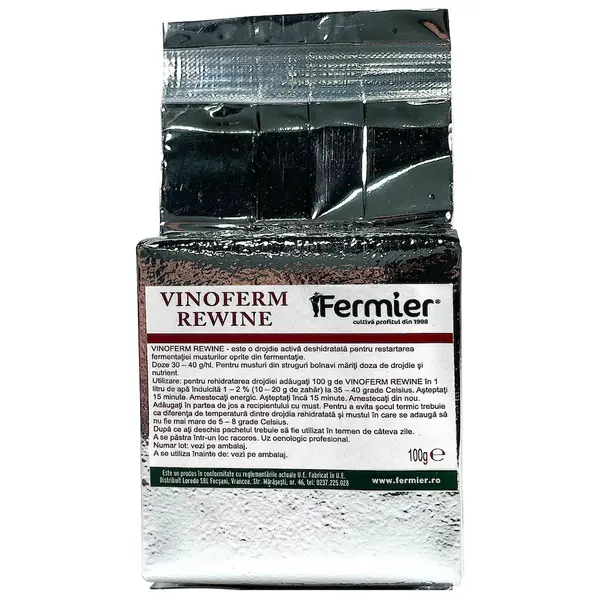 Rewine 100 gr, drojdie refermentare/ fermentatii dificile vin, Essedielle - Default Title