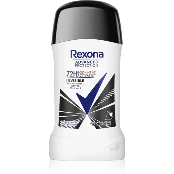 Rexona Advanced Protection Invisible antiperspirant puternic impotriva petelor albe si galbene 50 ml