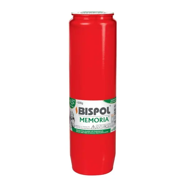 Rezerva Candela Bispol cu Ulei Rosu, 100 Ore, 19 cm