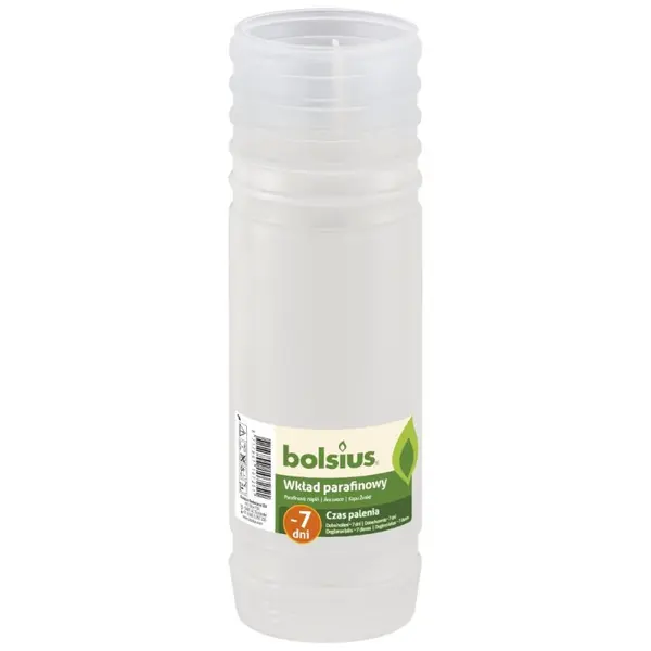 Rezerva Candela Bolsius Alba cu Ulei, 7 Zile