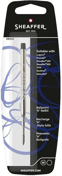Rezervă de pix Sheaffer K Style - Negru, М