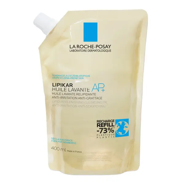Rezerva eco Ulei de spalare relipidant Lipikar AP+, 400 ml, La Roche-Posay