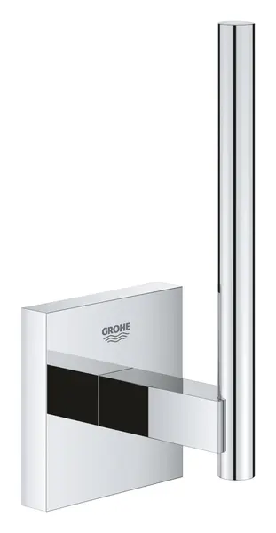 Rezerva hartie igienica Grohe Start Cube 40979000, 1 rola, montare pe perete, fixare ascunsa, Crom
