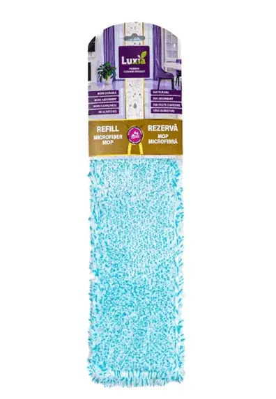 Rezervă mop plat Luxia din microfibră diverse culori Rezervă mop plat Luxia din microfibră diverse culori