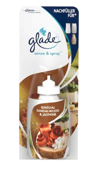 Rezerva odorizant camera Glade Sandalwood&Jasmine 18 ml Rezerva odorizant camera 18 ml Glade Sandalwood