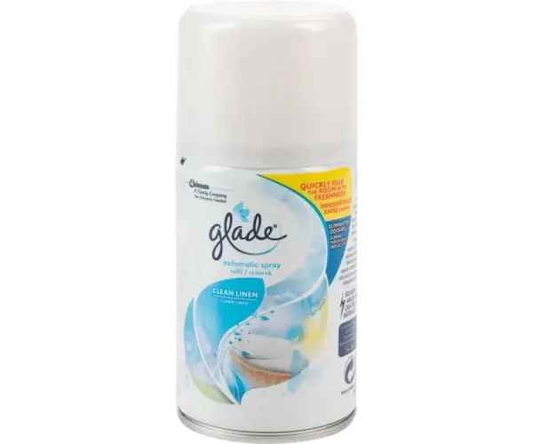 Rezerva odorizant spray pentru camera Glade 269 ml Rezerva odorizant camera 269 ml Glade Clean Linen