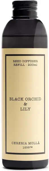 Rezervă odorizantă de cameră Cereria Molla - Black Orchid & Lily, 200 ml